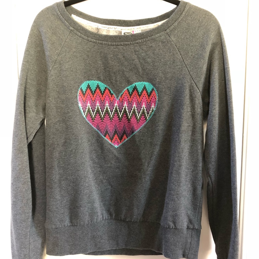 Roxy heart sweatshirt